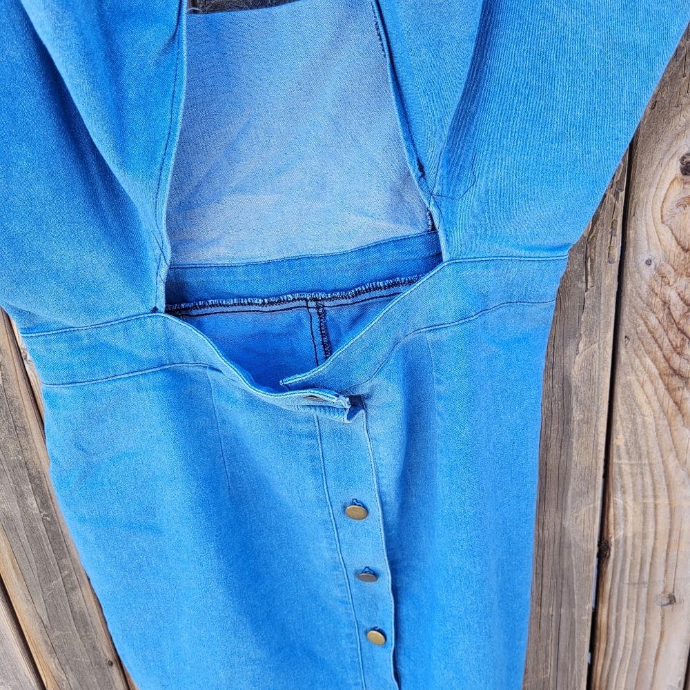 Blue Denim Dress Womens Size S - Picture 10 of 15